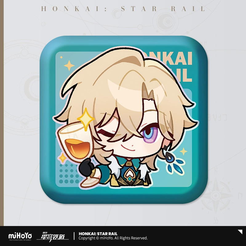 Коллекционный значок (Honkai: Star Rail) — персонаж, цветной картон на подложке, одиночный