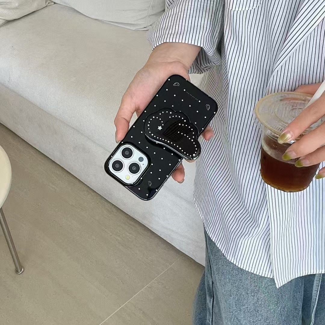 50g Weight iPhone Applicable Brands Phone Cases Classification tpu Material Polka Dots Pattern Simple Style Style Tpu Polka Dots Simple Style Phone Cases Phone Accessories 3