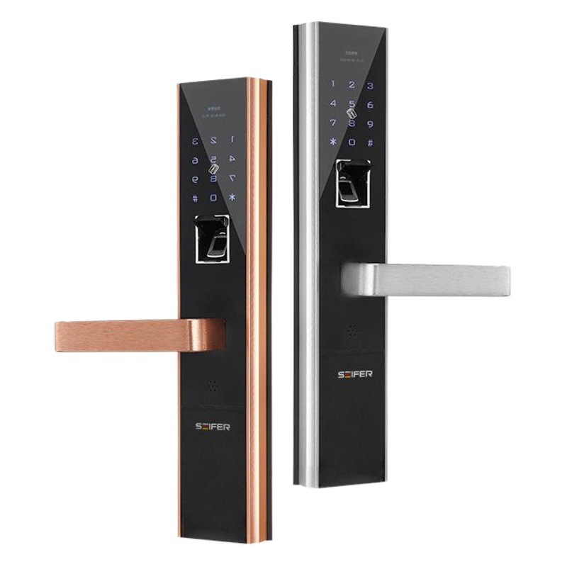 Safu inteligente huella digital contraseña cerradura Apartamento B & B antirrobo cerradura electrónica automática APP desbloqueo inteligente cerradura de la puerta