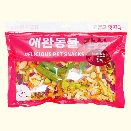 Pet Dog Snack Freeze-dried Fruit and Vegetable Crisps 1000g (2 Pounds) Mixed Beef and Chicken Granules Dog Vegetable Nutritional Dog