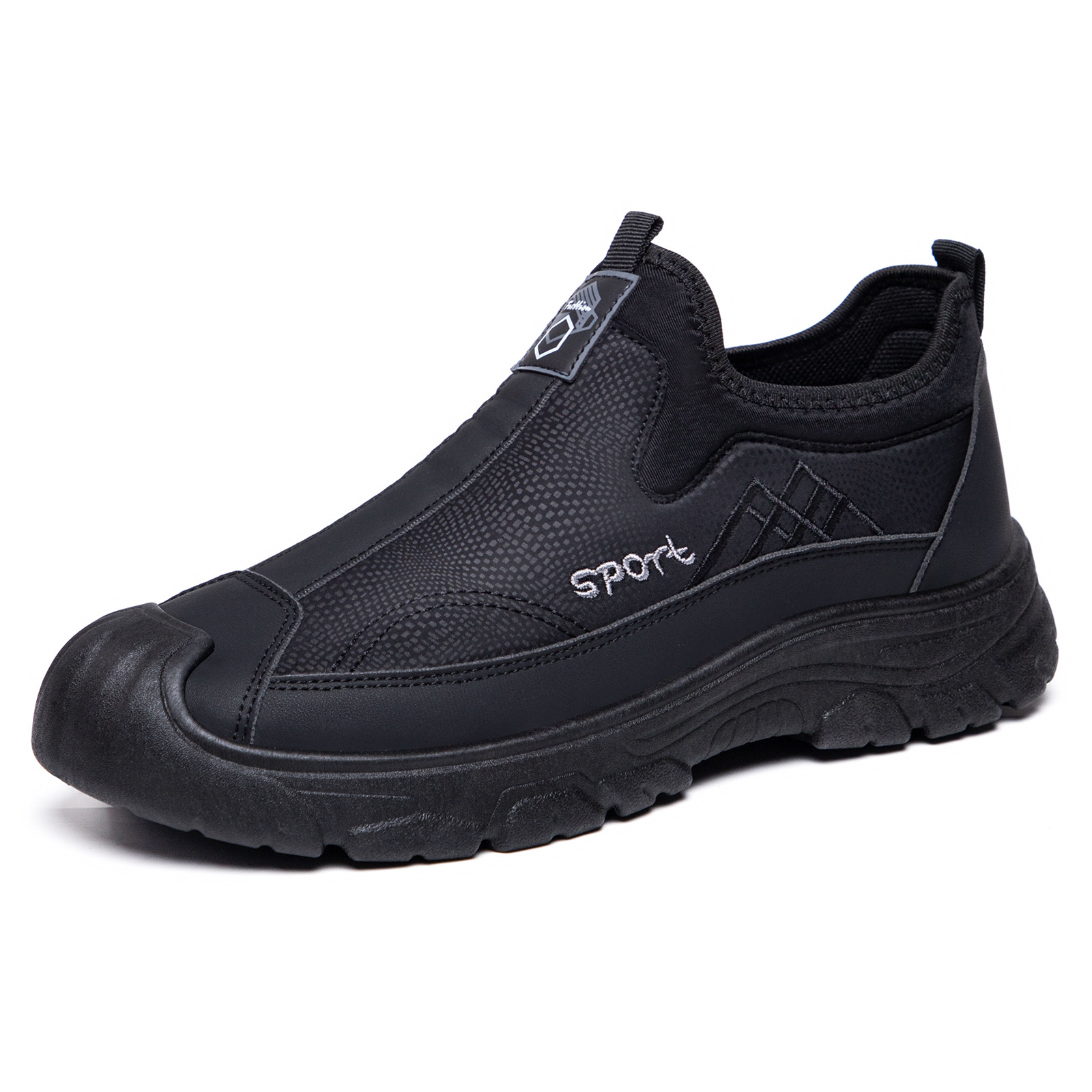 Zapatos de hombre primavera zapatos casuales superficiales zapatos de zapato único con suela blanda zapatos de suela gruesa cómodos al aire libre zapatos de papá