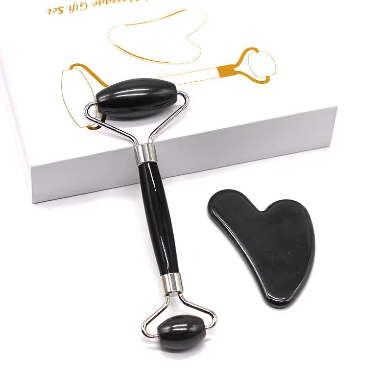 Magnetic massager, cosmetic set jade