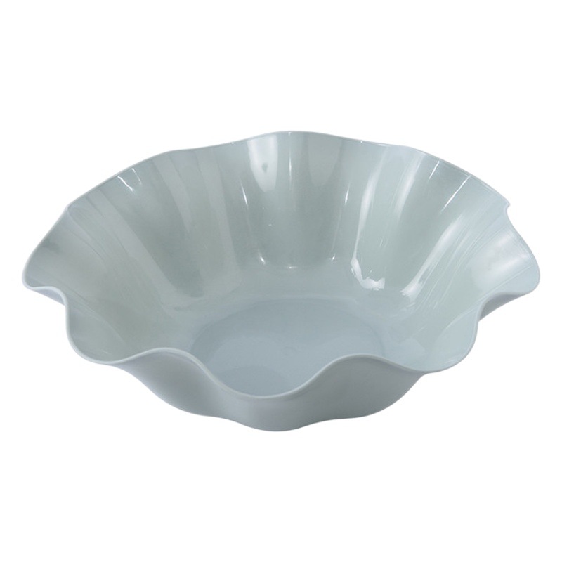 Plato de fruta creativa moderna sala de estar de estilo europeo de escritorio de oficina en casa merienda plato de caramelo plato de fruta con volantes