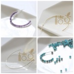 DIY配件饰品黄铜耳环配件 925银耳针 C型耳环配件欧美流行(4285C)