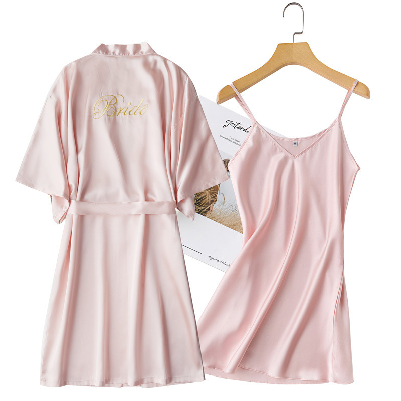 반팔 신부 + 서스펜더 핑크