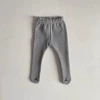 Gray single layer leggings
