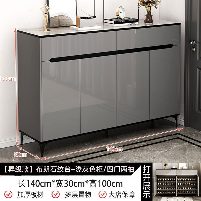 靴キャビネットホームドア 2025 新しいホットスタイル屋内玄関キャビネット一体型収納キャビネット無垢材脚多層靴ラック|undefined