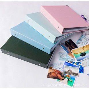 3inch 6inch Postcard Airplane Ticket Movie Ticket Train Ticket Interstitial Mixed Photo Album Large Capacity Storage Book