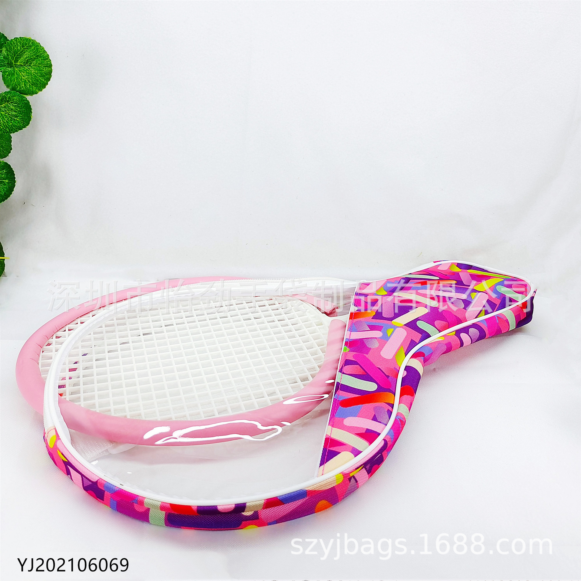 间色牛津布网球拍袋 PVC球拍包