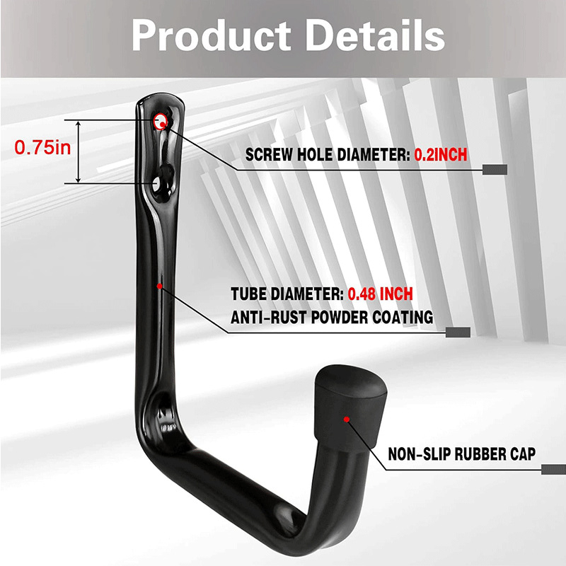 Gancho de bicicleta transfronteriza Amazon Venta caliente gancho de garaje Herramienta de jardín gancho de garaje