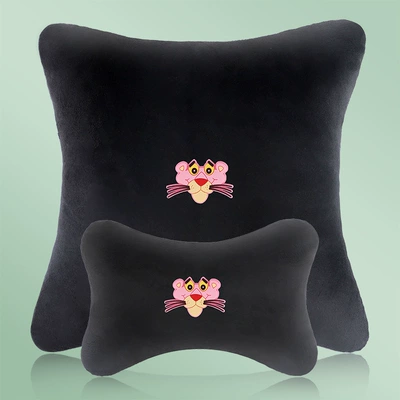 Neck Support Pillow – Headrest - headrest-pillow-pink-leopard