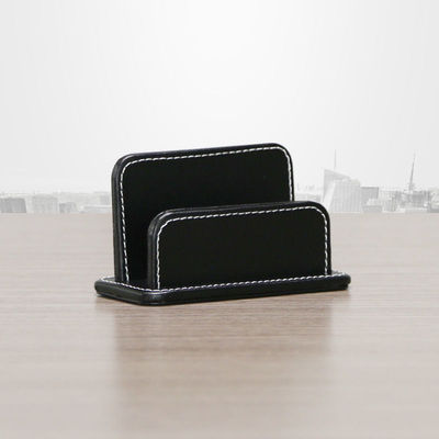 fashion Leatherwear Card Holders man business affairs Card Holder Korean Edition Exhibition Reception business card Display stand