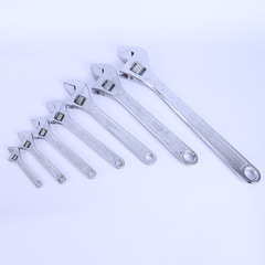 批髮帶刻度活扳手 12寸大開口可調節活口扳手 碳鋼拆卸螺母扳手