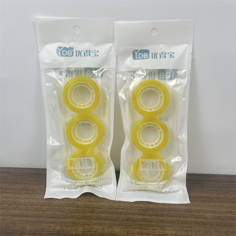 批发超市彩色胶带透明胶带地摊批量胶带封箱胶带文具店学生胶带