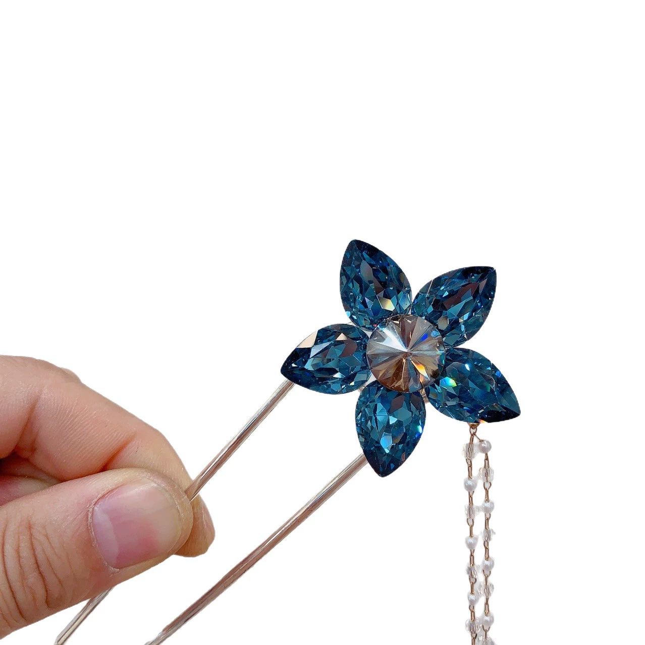 中国 Hairpin Хацуань Jin Hanfu, аксессуар для волос, подлинный дизайн из натурального сырья, украшение цветами