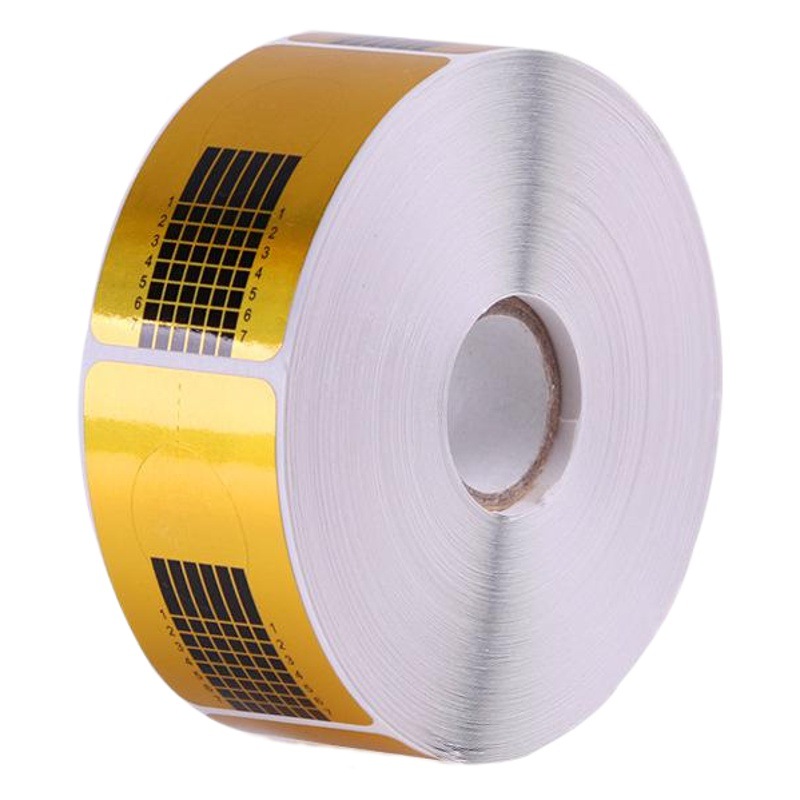 Suministro a largo plazo titular de papel de uñas herradura titular de papel cuadrado extensión de cristal uñas fototerapia uñas titular de papel especial 100/5