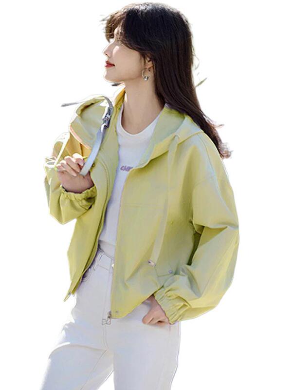 2025秋季韩式小个子宽松休闲百搭短款外套女简约夹克女士气质上衣|undefined