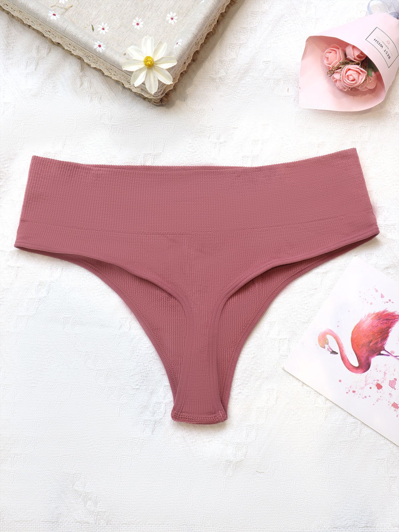 Nuevos pantalones en T de cintura baja para chicas sexy bragas de verano color sólido sin costuras bragas deportivas y de fitness comercio exterior transfronterizo