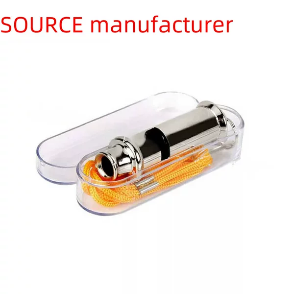 Manufacturer Stainless Steel Whistle High Frequency Coach Police Traffic Command Outdoor Referee Pet Training Whistle Metal Whistle