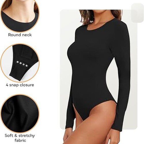 SKIM Kardashian long-sleeved, open crotch, body shaping, one-piece suit, body shaping, body shape, body shape