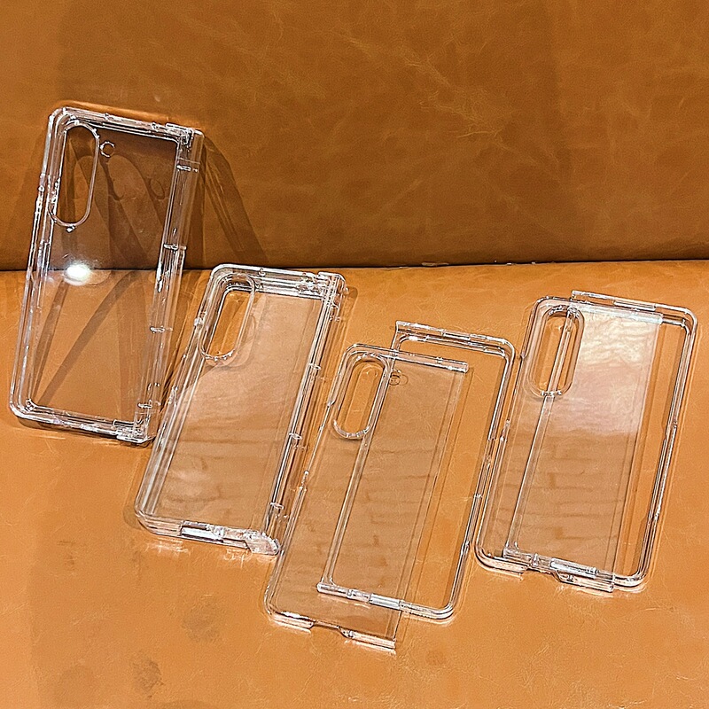 Suitable for Samsung Galaxy Zfold 7/6/5/4/3 New Transparent Shell Two/Three-Piece Anti-Fall Mobile Phone