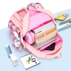 Factory wholesale new cartoon cross-border elementary school student backpack, 1-3-6 Korean version princess backpack