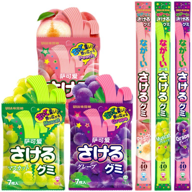 Японская закуска UHA Youhawei Астрология Сахуса Сюза Коротко-длинно Рука-слез candy Фруктовый Сок сельдерей Рождество Рождество