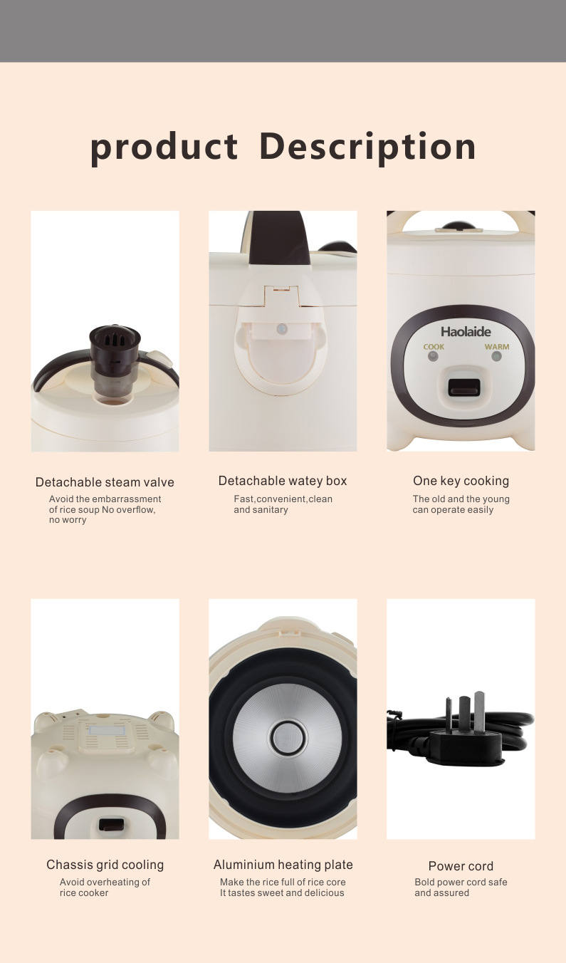 Mini Electric Rice Cooker For Household Kitchen And Cooking_voghion.com