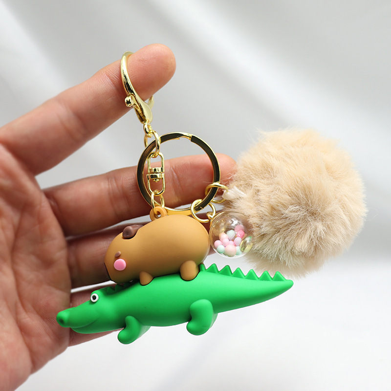 カピバラのキーホルダーのカバンのカピバラのペンダントのカピバラのぬいぐるみ|undefined