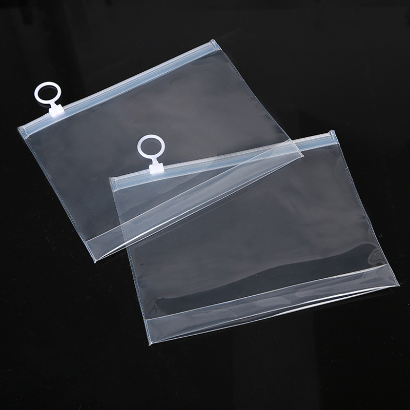 Fabricante transparente EVA bolsa de cremallera de plástico de alta frecuencia EVA bolsa de almacenamiento de cosméticos de higiene EVA bolsa de sello