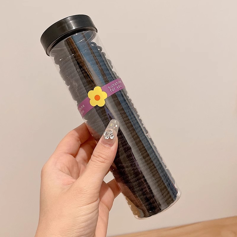 新款美拉德系皮筋少女扎发发绳高马尾不塌头绳秋冬高级感发饰头饰|undefined