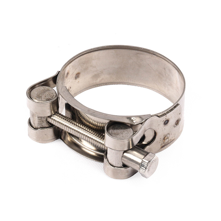 Adecuado para tubo de escape de la motocicleta sección media hebilla aro de acero inoxidable tubo de escape abrazadera anillo 32-89
