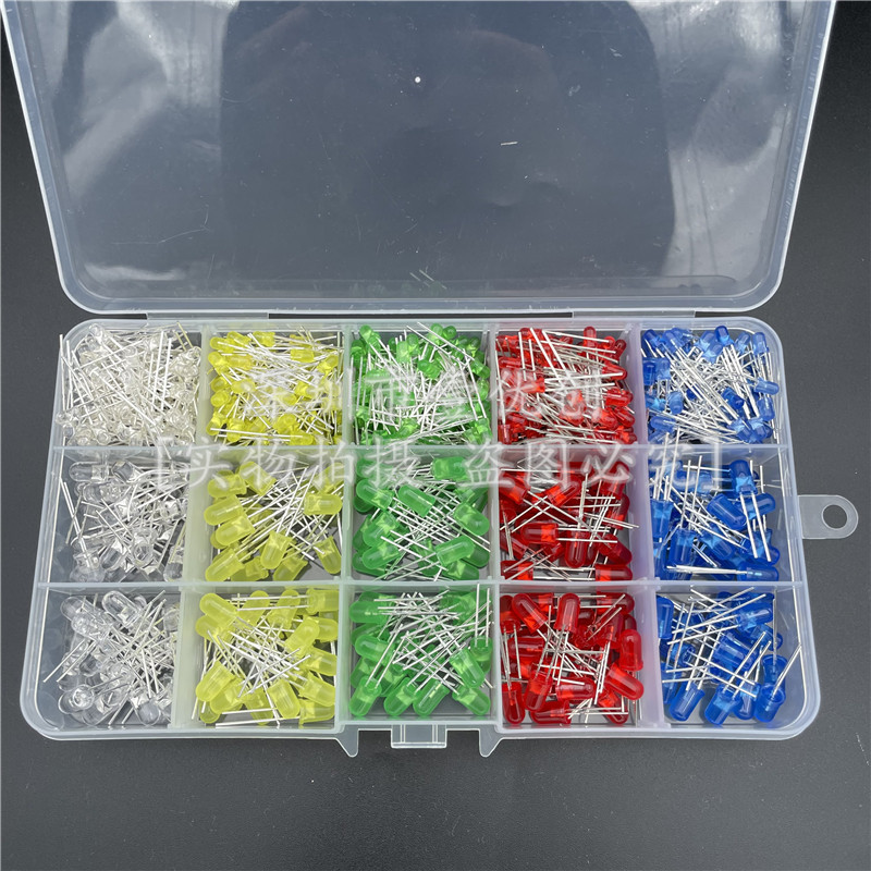 F3 3+5mm LED light -emitting diode box F5 white