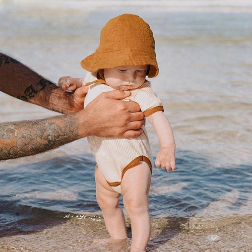 Baby ins style crawling clothes baby short-sleeved triangle robe baby summer clothes summer jumpsuit bag fart clothes
