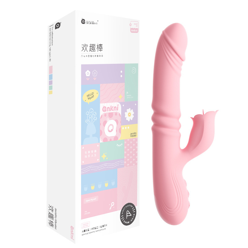 Vibrador Telescópico Oscilante con Lengua Estimulante para Mujer, Juguete Sexual para Adultos, Venta al por Mayor image 5