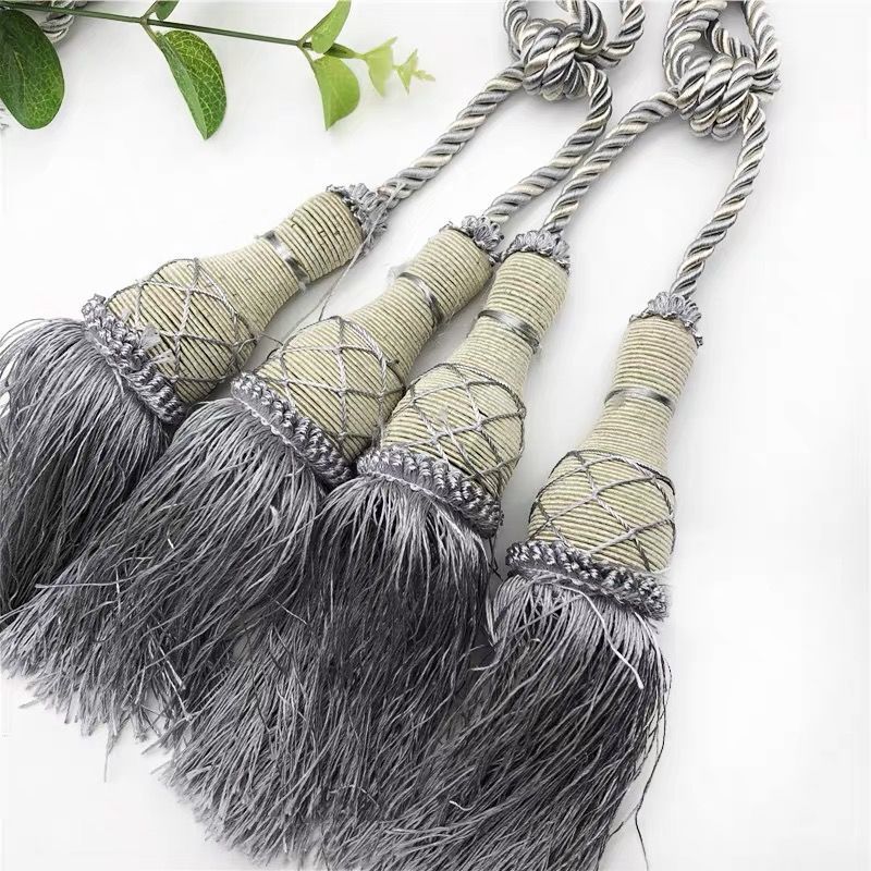 Flower Ball tennis curtain small tie ball tie rope tie buckle decorative color tassel curtain decorative tie ball hanging accessories