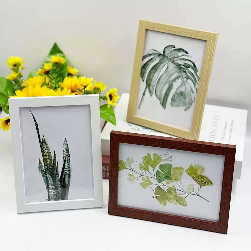 diy相框画框摆件照片墙5寸6寸7寸8寸10寸a4木质挂式木框家居ins风