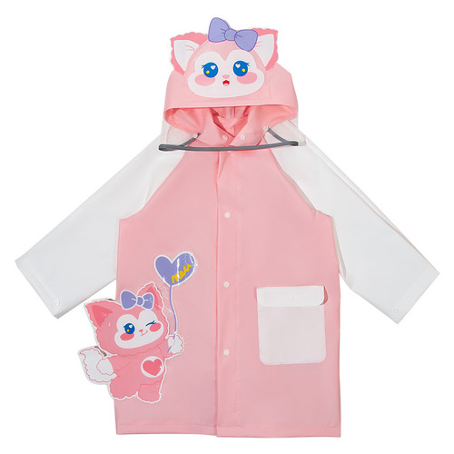 eva children wholesale raincoat baby girl poncho cartoon boy elementary school student kindergarten full body lightweight rain gear