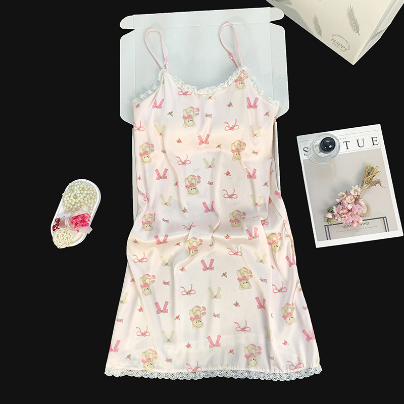 104#핑크 베어 중간 길이