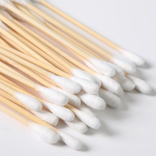 Double-ended disposable cotton swabs for ear removal, cotton swabs, makeup removal, makeup hygiene, ear removal cotton swabs, cotton wood swabs