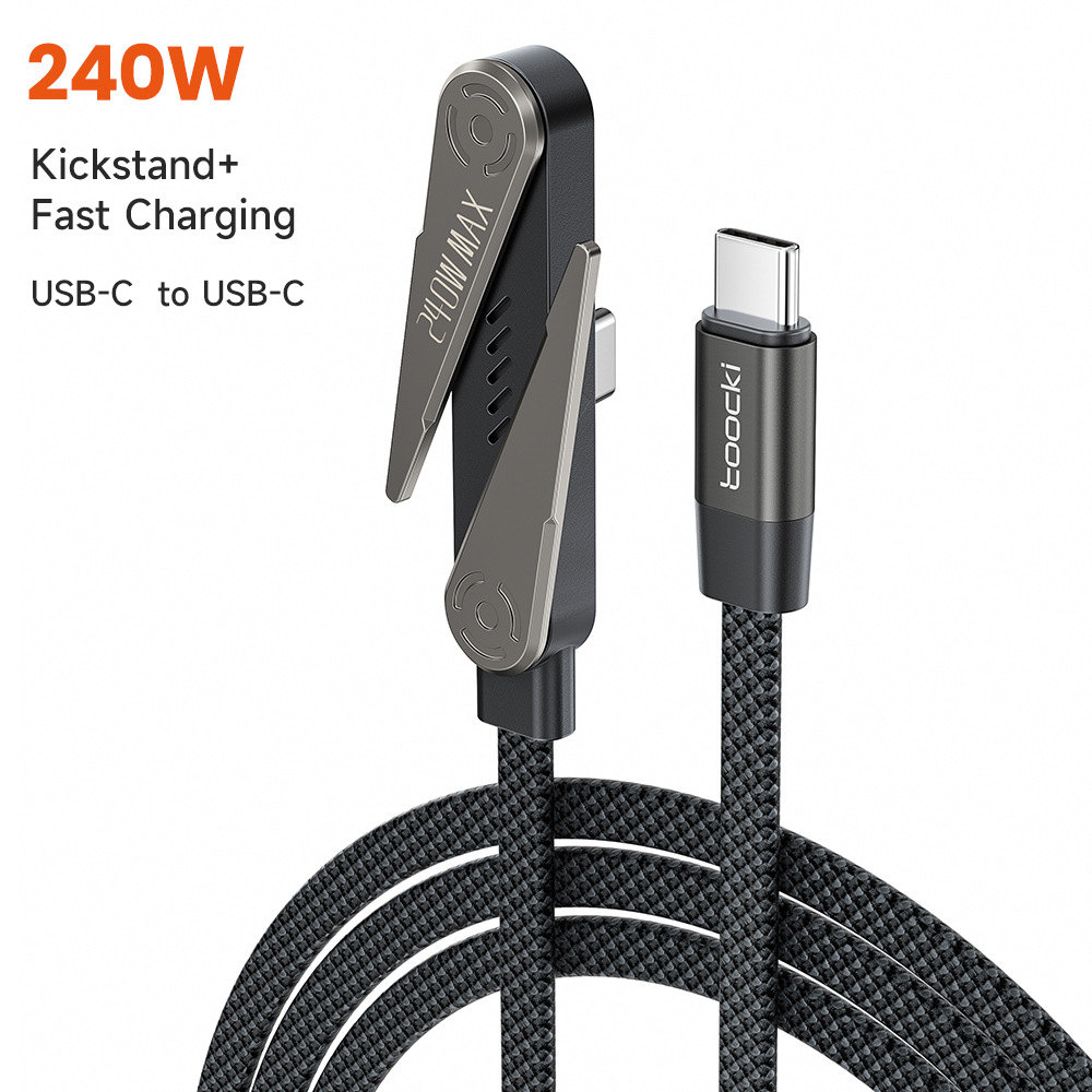 Tuqi nuevo 240W fulcro aleación de zinc C hembra a macho adaptador de soporte de computadora para teléfonos móviles Android