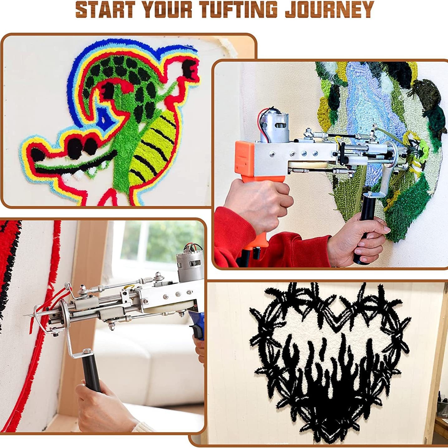 Tufting frame marco marco marco marco marco marco marco marco marco marco marco alfombra marco marco de pistola eléctrica marco de bricolaje