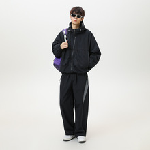 2025秋季新款户外山系冲锋套装男女款日系潮牌休闲夹克衫百搭运动