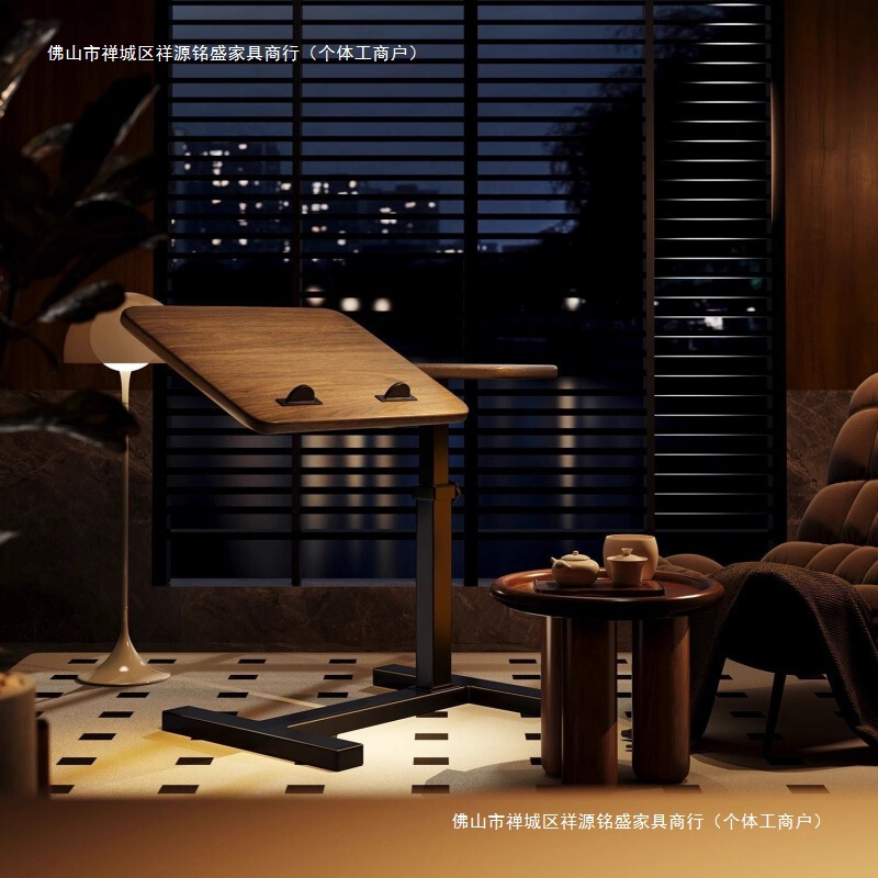 床边桌可移动懒人书桌卧室升降折叠电脑桌床上沙发桌子小家用|undefined
