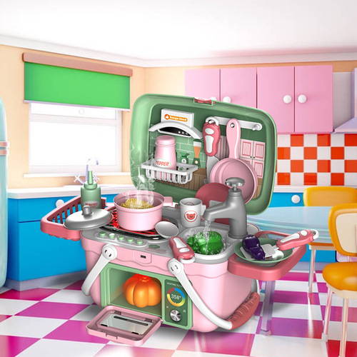 Children's playset toy set, educational cooking kitchen vanity tool box medical box simulation toy wholesale