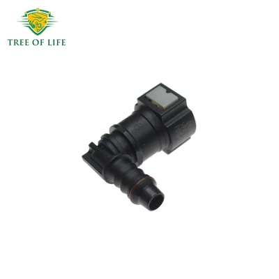 Car Fuel Line Quick Hose Connector Id8 9.89 Nylon Oil Pipe Connection Disconnect Release Hose 90 Degrees