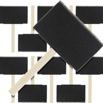 Black sponge brush 10cm