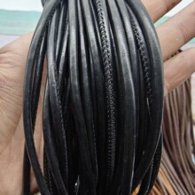 厂家批发手工车缝线包芯服装辅料pu皮革绳子饰品配件圆绳DIY皮绳