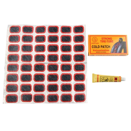 Mountain bike bicycle tire repair tool set tire leak portable tire repair tool repair cold patch film