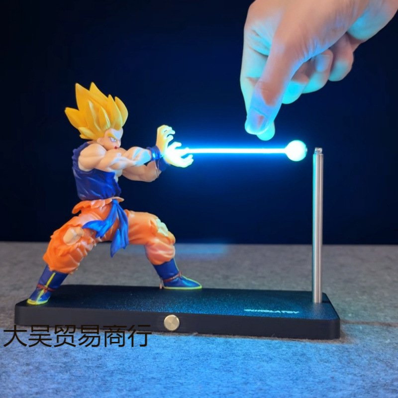 Tortuga Qigong Wave Wukong Linterna nocturna suspendida Dragon Ball Adornos de la mano alrededor de hombres y mujeres